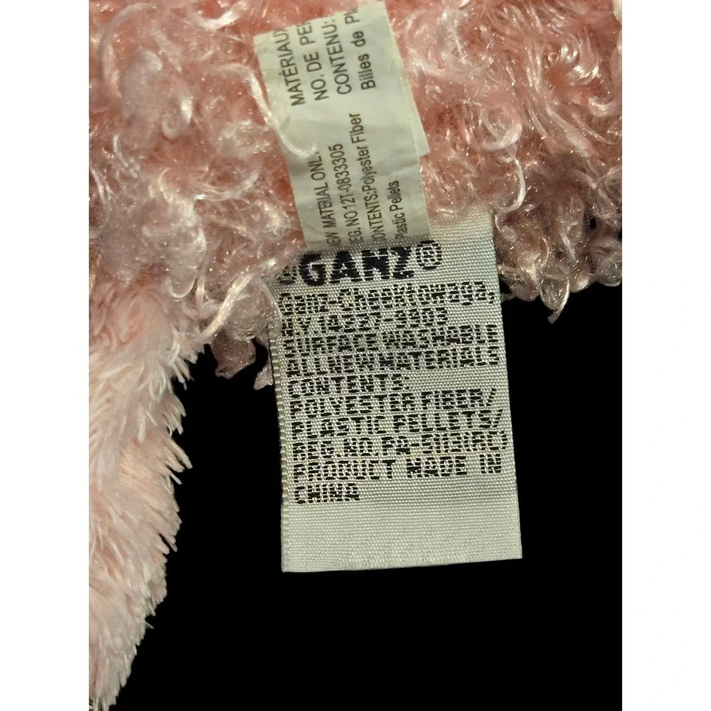 Ganz Webkinz  Pink Poodle‎ Plush HM 107 No Code
